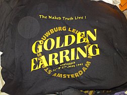 Bootleg t-shirt for Golden Earring May 26 & 27, 1993 shows at Stadsschouwburg Amsterdam as found on the internet